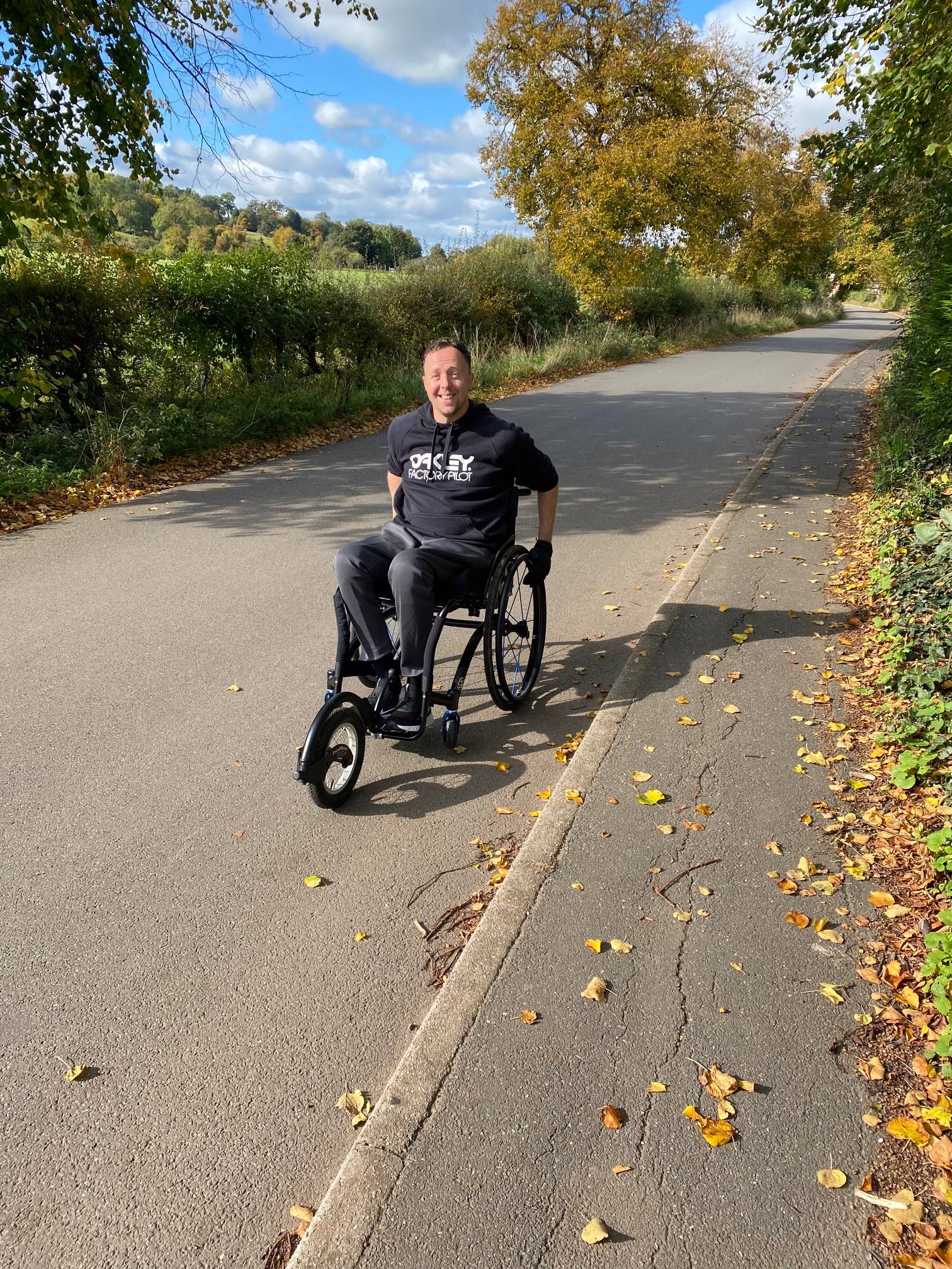 Image of a man in a wheelchair